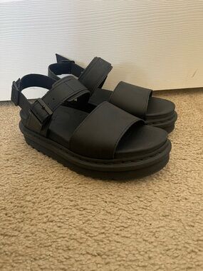 Dr. Martens Black Platform Sandals